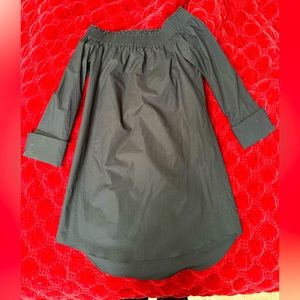 Derek Lam black shirt dress